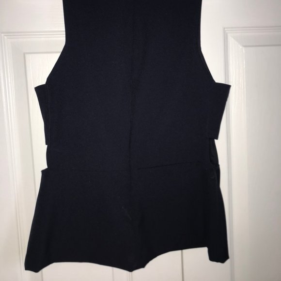 Navy blue sleeveless shirt - Picture 3 of 4